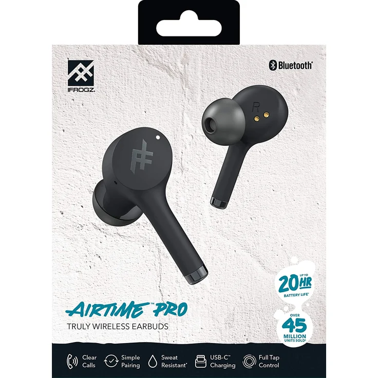 ZAGG Ifrogz Airtime Pro Kabellose True Wireless In-Ear-Kopfhörer mit Mikrofon blau – Bild 5