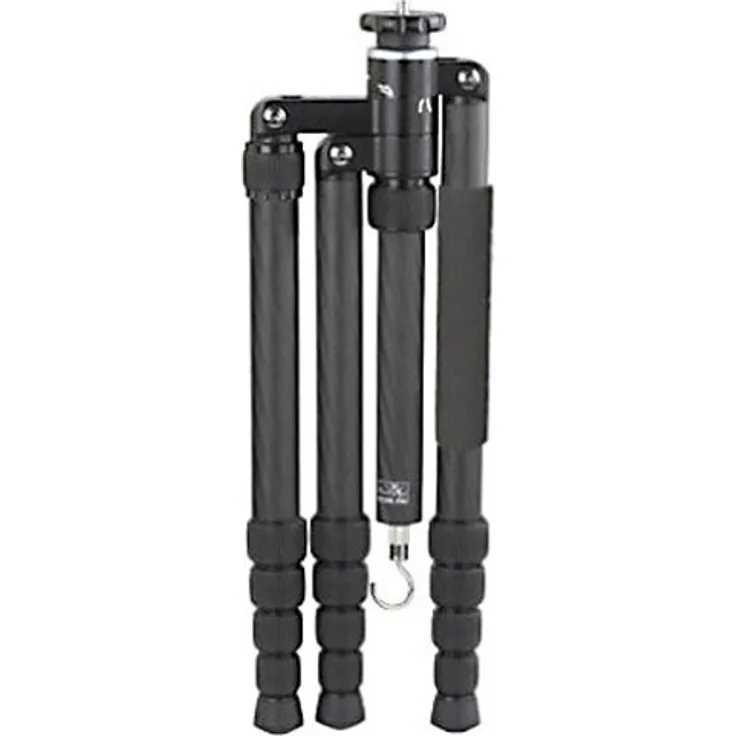 SIRUI S-2205-N Snap Universal Drei--Einbeinstativ (Carbon, Gewicht: 1,4kg, Belastbarkeit: 12kg) mit Tasche und Gurt