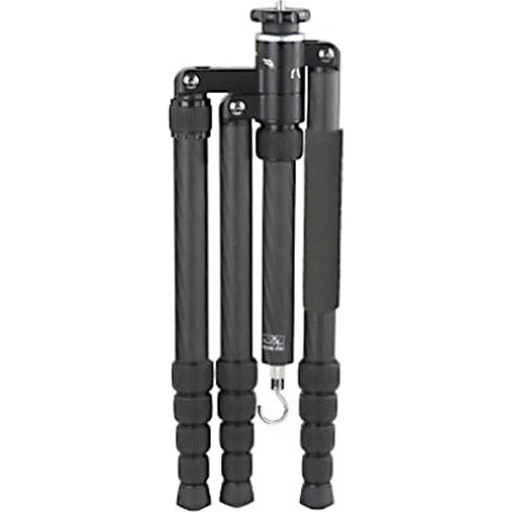 SIRUI S-2205-N Snap Universal Drei--Einbeinstativ (Carbon, Gewicht: 1,4kg, Belastbarkeit: 12kg) mit Tasche und Gurt – Bild 1