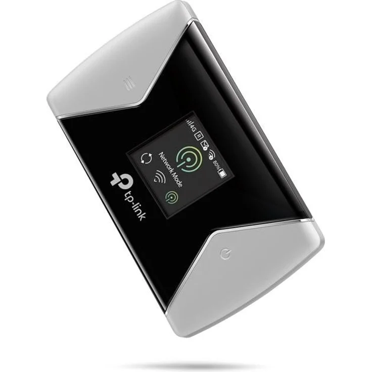 TP-Link M7450 mobiler WLAN Router (4G-LTE bis zu 300Mbit-s Download- 50Mbit-s Upload, Hotspot, Cat6, 3000mAh Akku, LCD Display, kompatibel mit allen europäischen SIM Karten) schwarz-silber – Bild 2