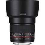 Samyang 85mm F1.4 Objektiv für Anschluss Canon M