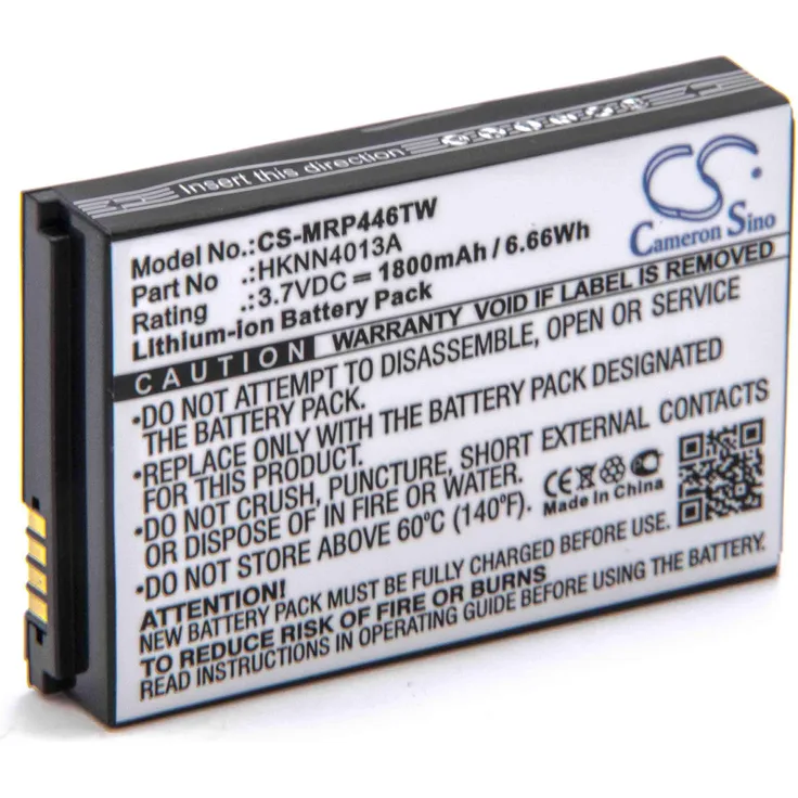 VHBW Akku Ersatz für Motorola BT90, HKLN4440B, HKNN4013A, HKNN4013B, SNN5759, SNN5765 für Funkgerät, Walkie Talkie (1800mAh, 3,7V, Li-Ion)