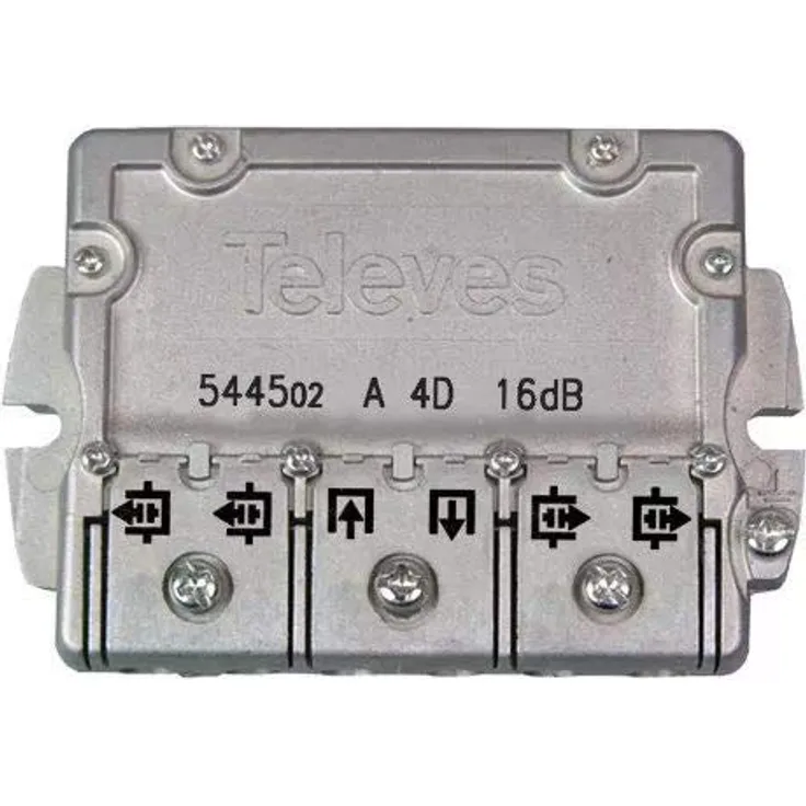 Televes 544502 – derivador IKT zu 4 direcciónes 16dB