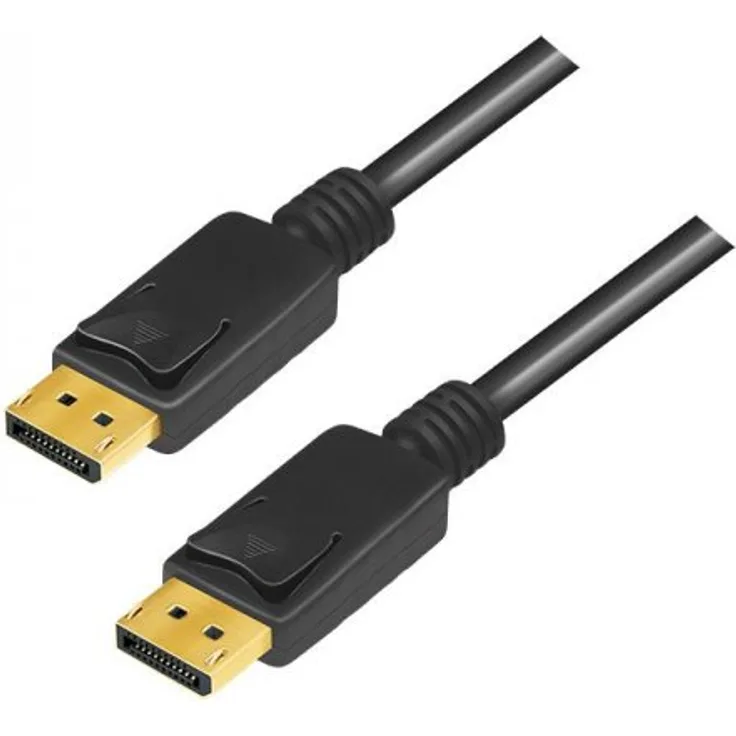 LogiLink CV0139 - DisplayPort 1.4 Anschlusskabel zur Übertragung von Video- und Audiosignalen, bis zu 8K-60Hz und 4K-120Hz Auflösung !, 5m