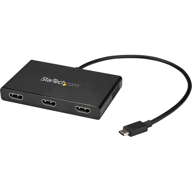 StarTech.com USB C auf HDMI Multimonitor Adapter - 3 Port MST Hub - USB-C Multi Monitor - Monitor Splitter - USB 3.1 Typ C