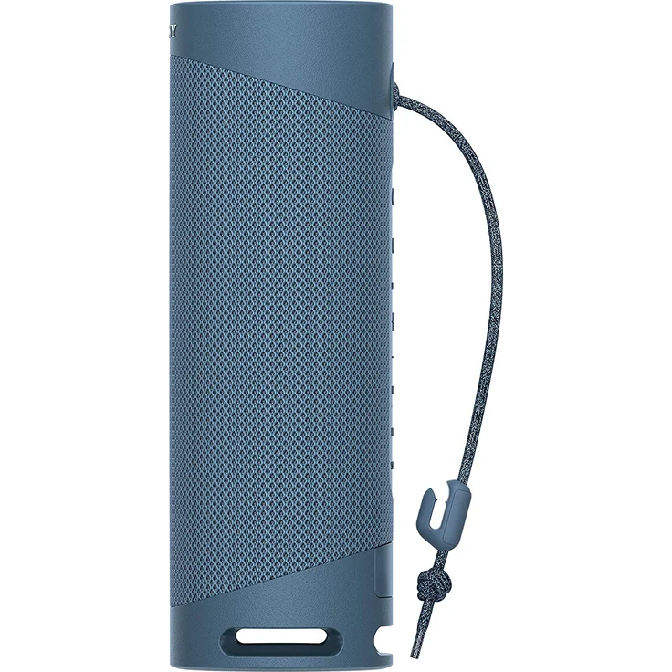Sony SRS-XB23 tragbarer, kabelloser Bluetooth Lautsprecher (12h Akkulaufzeit, wasserabweisend, Extra Bass), blau – Bild 2