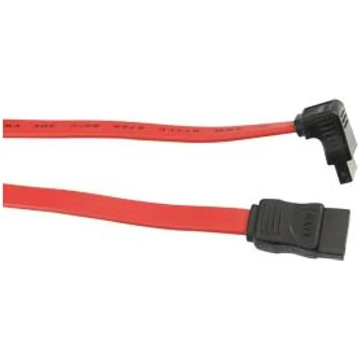 SATA-Kabel, 2x SATA-Stecker (1x 90°) 0,9m