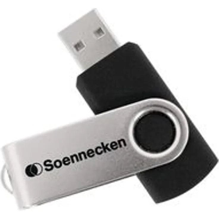 Soennecken USB-Stick 71616 2.0 4GB schwarz/silber