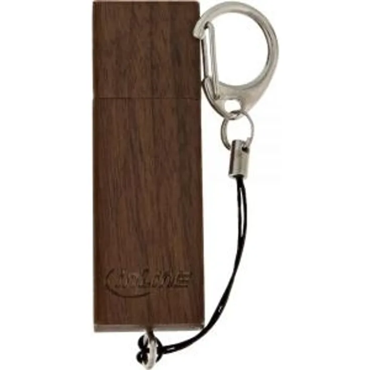 InLine 35064W Woodstick USB 3.0 Speicherstick, 64GB Walnuss-Holz