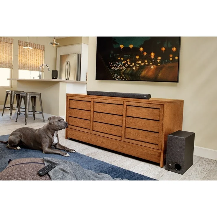 Polk Audio Signa S3 2.1 Soundbar mit Subwoofer, kabellos/kabelgebunden, geeignet für TV, schwarz  – Bild 14