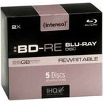 Intenso BD-RE 25GB, 2x Speed, 5er Pack Jewelcase Blu-Ray Rohlinge - Preisvergleich