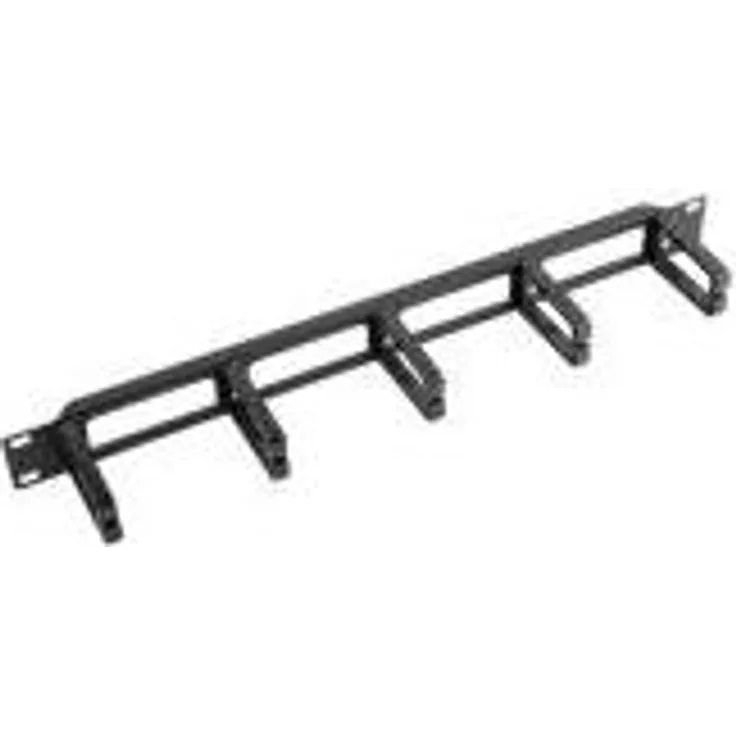 LANBERG 19 Kabelführungspanel 1 HE Typ A schwarz (AK-1201-B)