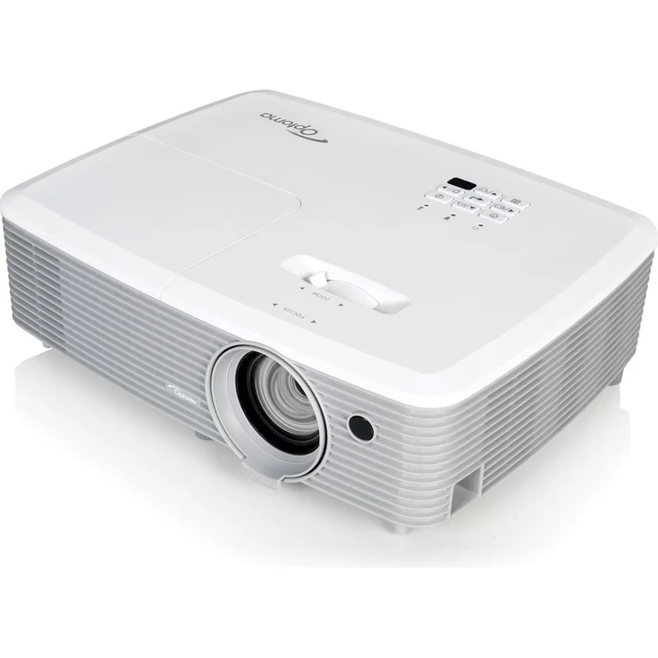 Optoma W400+ Business-Beamer, DLP, WXGA (1280 x 800), Kontrast 22000:1, 4000 ANSI-Lumen, Bildverhältnis 16:9, WLAN, weiß – Bild 1
