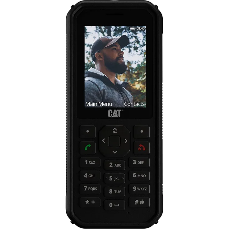 Caterpillar CAT B40 Block-Handy 6,1cm (2,4 Zoll) Farbdisplay, GB interner Speicher, GB RAM, Dual-SIM, Schwarz