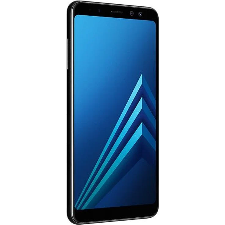 Samsung Galaxy A8 Pixel (2018) Smartphone 14,22cm Pixel (5,6 Zoll) Super-AMOLED-Display, 32GB interner Speicher, 4GB RAM, Dual-SIM, Android, Black – Bild 2