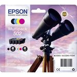 Epson Multipack Druckertinte in 4 Farben 502 - Tintenpatronen (Original, Pigmenttinte, Schwarz, Cyan, Magenta, Gelb, Epson, 4 Stück, Tintenstrahldrucker)