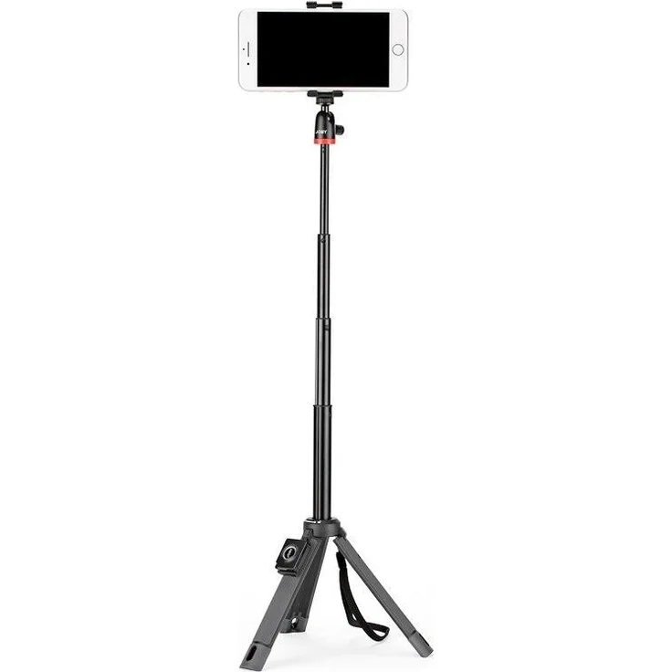 JOBY JB01550-BWW TelePod Mobile Stativ (geeignet ür Smartphone und Kamera inkl. Bluetooth Auslöser, Einbeinstativ -Selfie-Stick - Vlogging, Stativ mit Kugelkopf) – Bild 1