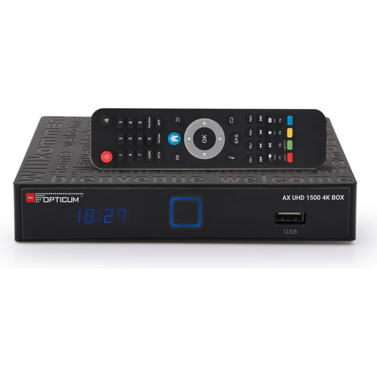 DVB-S HDTV Android TV-Box OPTICUM UHD 1500, UHD/4K