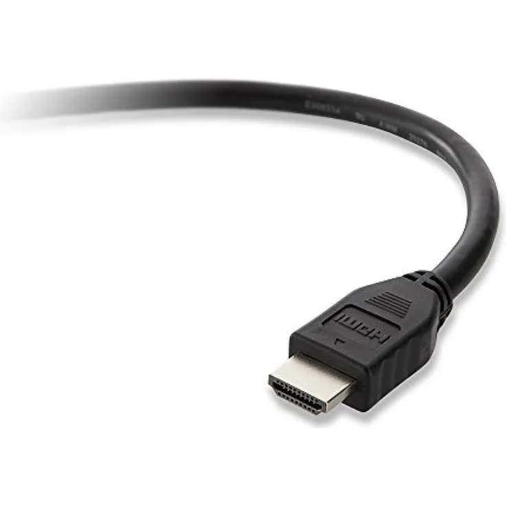Belkin 1.5m, 2xHDMI - HDMI-Kabel (2xHDMI, 1,5 m, HDMI Type A (Standard), HDMI Type A (Standard), 3840 x 2160 Pixel, Schwarz)