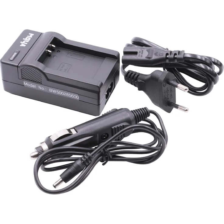 vhbw Akku Ladegerät Ladeschale passend für Nikon CoolPix AW120, AW120s, AW130, B600, P300, P310 Digitalkamera- Camcorder- DSLR- Action Cam-Akku