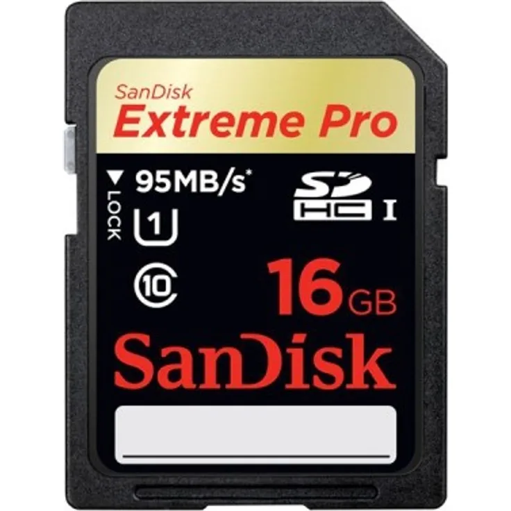 SanDisk Extreme Pro 16 GB  SDHC Speicherkarte (95 MB/s, UHS-I)