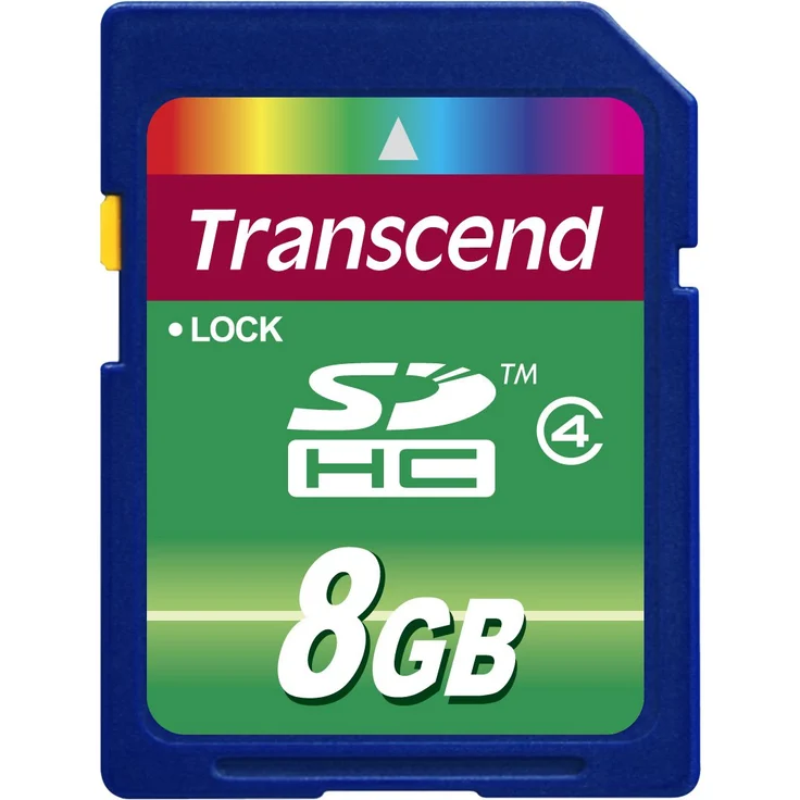 Transcend SDHC 8GB Class 4 Speicherkarte – Bild 1