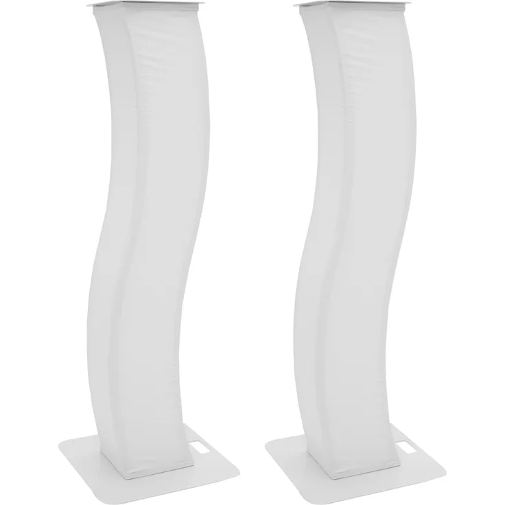 Eurolite 2x Stage Stand 150cm geschwungen inkl. Cover und Tasche