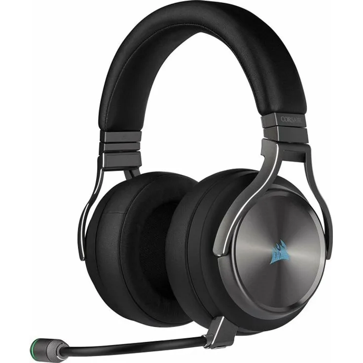 Corsair Virtuoso RGB Wireless SE High-Fidelity Gaming Headset (Slipstream Technologie, 7.1 Surround Sound, iCUE RGB, für PC, Xbox One, PS4, Switch und Mobilgeräte) Gunmetal