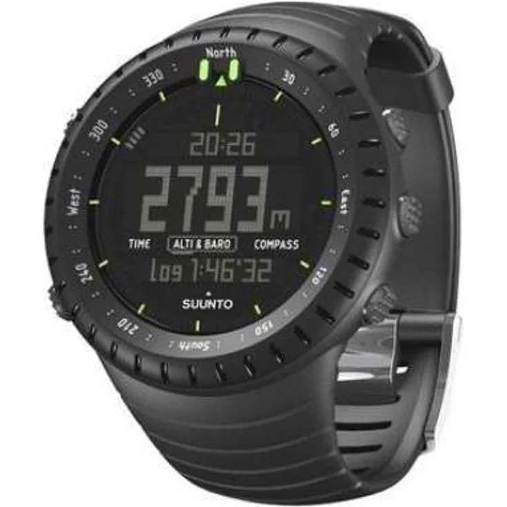 Suunto Core Fitness-Tracker Unisex, 50mm, Kunststoffgehäuse, All Black