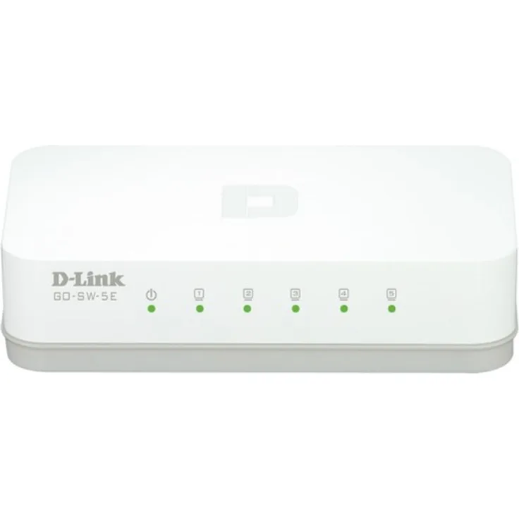 D-Link 5-Port Fast Ethernet Easy Desktop Switch (GO-SW-5E)