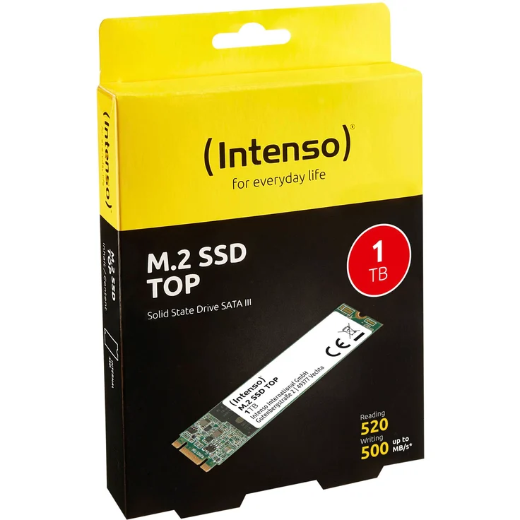 Intenso TOP - Solid-State-Disk - 1 TB - intern - M.2 2280 - SATA 6Gb/s (3832460) – Bild 2