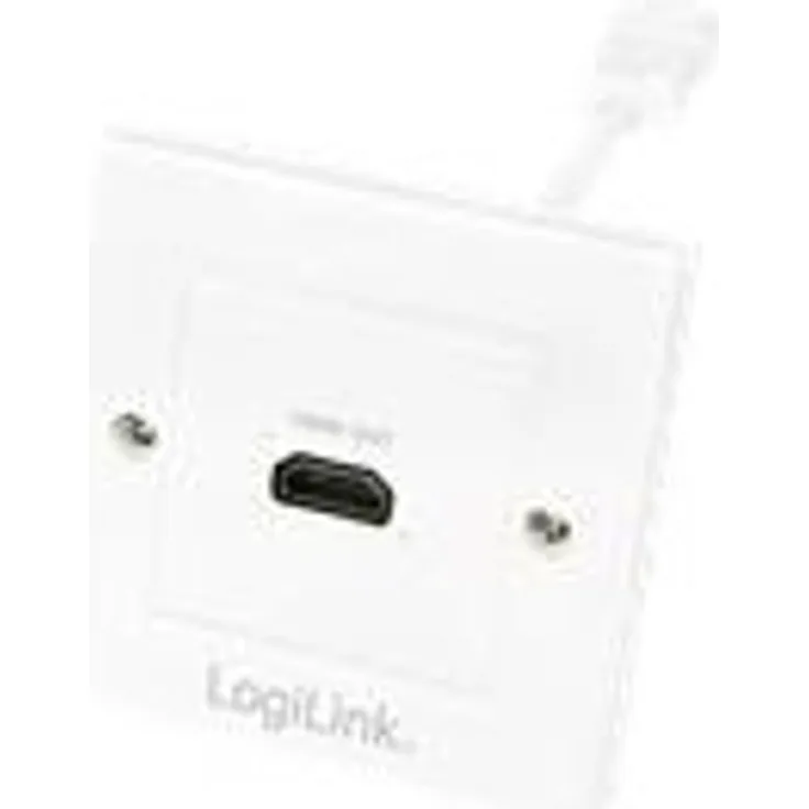 Logilink LogiLink AH0014 HDMI Adapter, Steckdose, 1-port, weiß AH0014 LogiLink AH0014 HDMI Adapter, Steckdose, 1-port, weiß Cables Adapters
