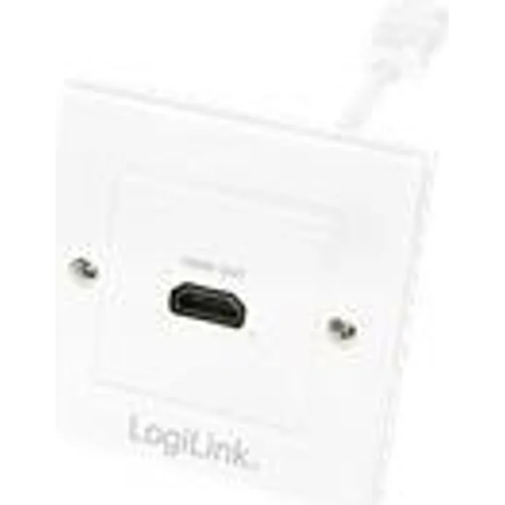 Logilink LogiLink AH0014 HDMI Adapter, Steckdose, 1-port, weiß AH0014 LogiLink AH0014 HDMI Adapter, Steckdose, 1-port, weiß Cables Adapters