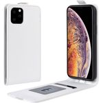 PROTECTORKING Schutzhülle für Apple iPhone 11 Pro Max Vertikal Tasche Flip Case Cover Bumper Weiss