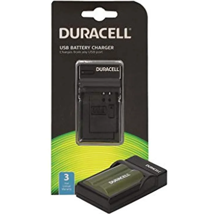 Duracell DRC5902 Ladegerät mit USB Kabel