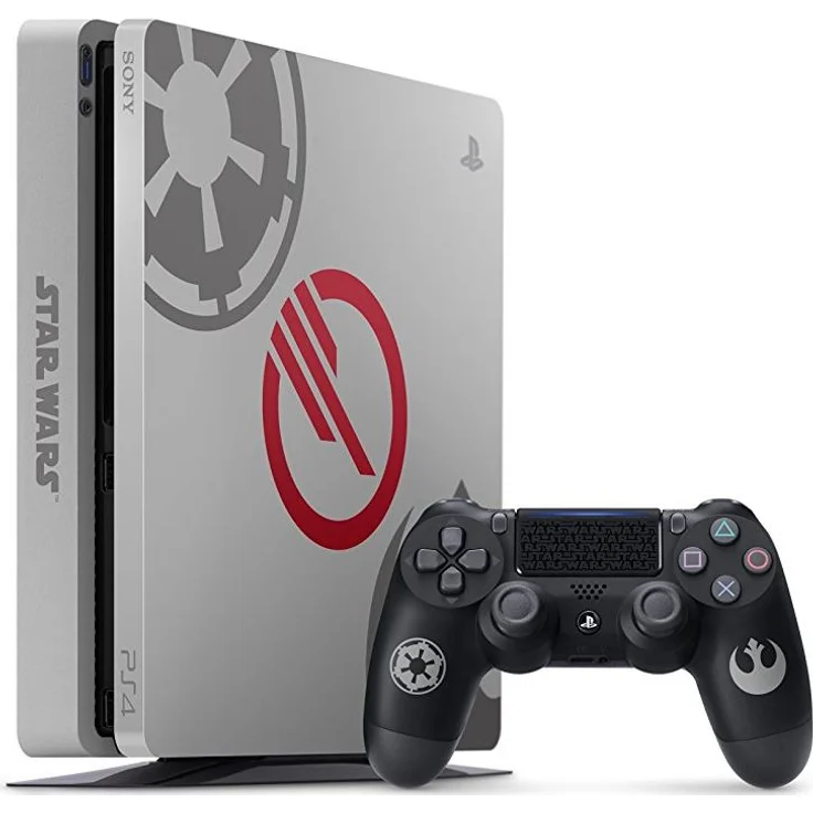 Sony PlayStation 4 Slim Limited Edition Silver 1TB Bundle inkl. Star Wars Battlefront II – Bild 2
