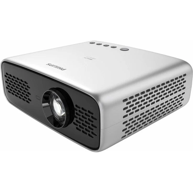 Philips Neopix Ultra 2TV NPX643 Heimkino-Beamer, LCD, Full HD (1920 x 1080), Kontrast 3000:1, Bildverhältnis 16:9, WLAN, silber – Bild 1