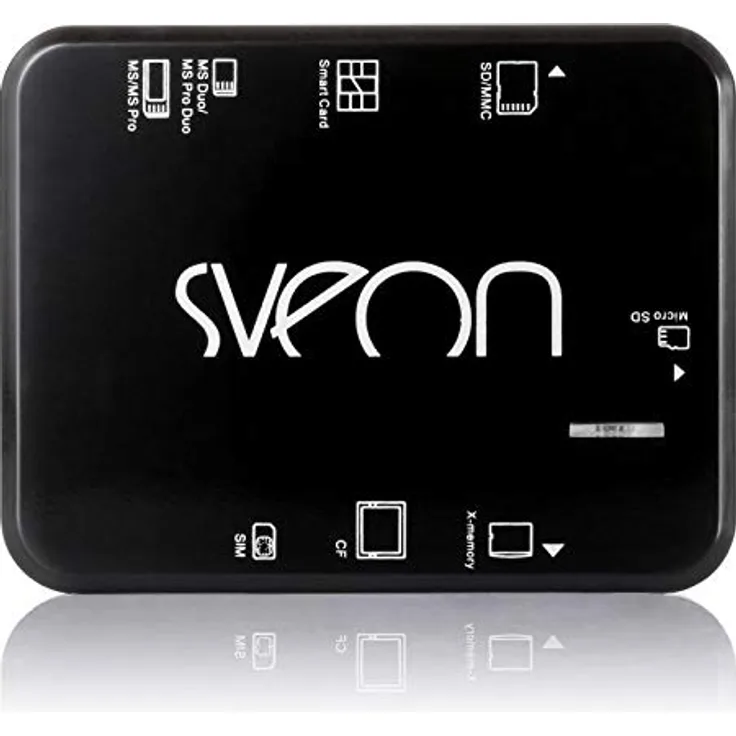 Chipkartenleser + Karten + SIM + CF Sveon