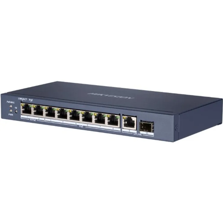 Hikvision DS-3E0510HP-E - Unmanaged - Gigabit Ethernet (10-100-1000) - Vollduplex - Power over Ethernet (PoE)
