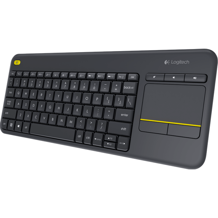 Logitech Wireless Touch Keyboard K400 Plus - Tastatur - kabellos - 2.4 GHz - Deutsch QWERTZ - Schwarz (920-007127) – Bild 2