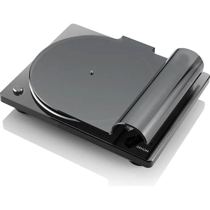 Denon DP400BKEM Plattenspieler (Riemenantrieb, Tonarmlift, eingebauter Vorverstärker, S-Tonarm) Schwarz – Bild 3
