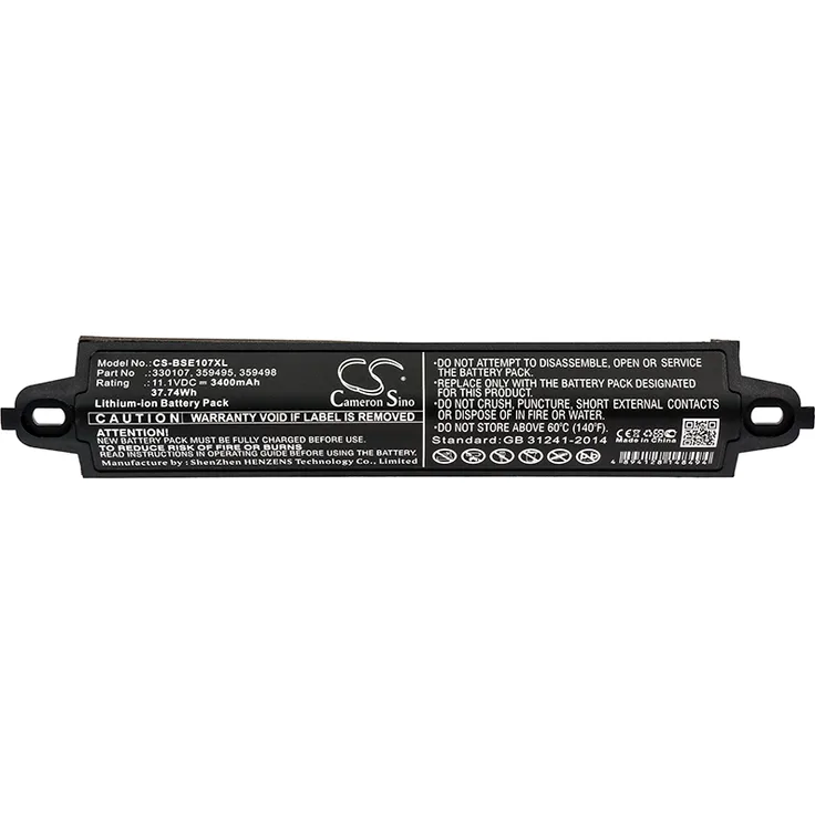 Ersatzakku - CS-BSE107XL - BOSE 404600 - 330105 - 11,1 Volt 3400mAh Li-ion