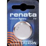 CR 2450N REN - Lithium-Knopfzelle 3 V 550 mAh 24.5x5.0 mm - 550 mAh (700376)