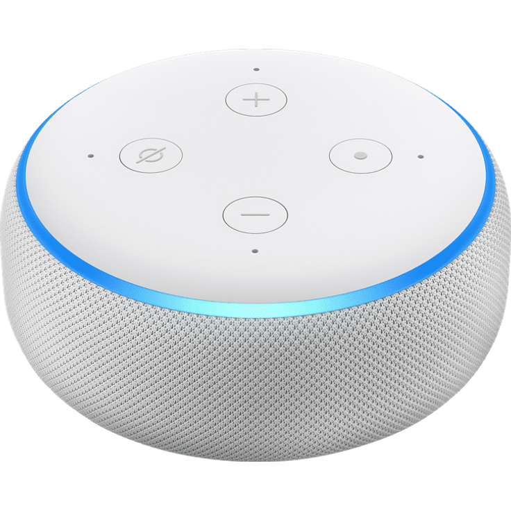Amazon Echo Dot (3. Generation) Sprachassistent Sandstein/Stoff – Bild 3