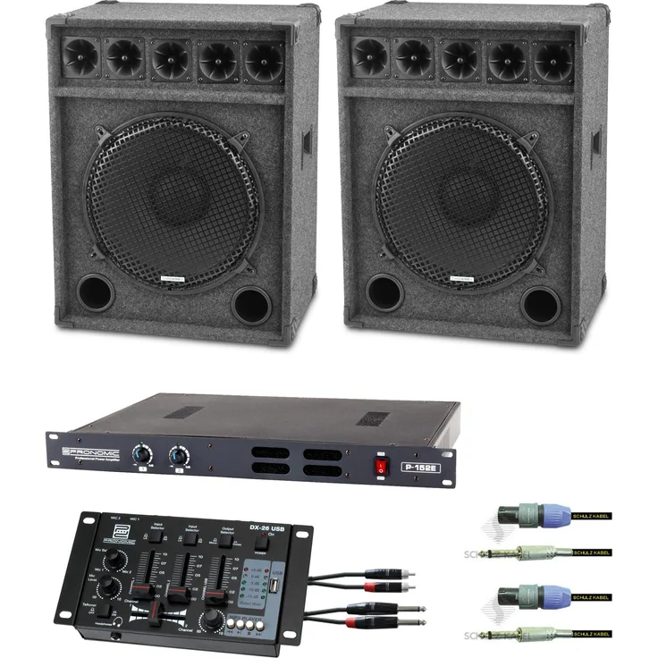 Pronomic DJ-Party Set II Komplettset