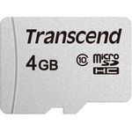 Transcend Highspeed 4GB  micro SDXC-SDHC Speicherkarte (für Smartphones, etc. und Digitalkameras) - Class 10 TS4GUSD300S