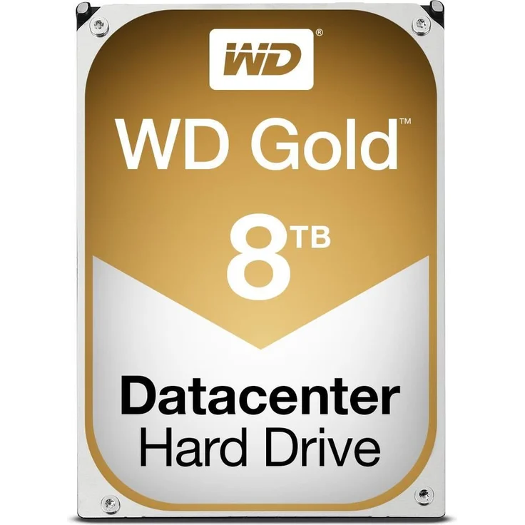 WD Gold Enterprise-Class Hard Drive WD8004FRYZ - Festplatte - 8 TB - intern - 3.5 Zoll (8.9 cm) - SATA 6Gb/s - 7200 rpm - Puffer: 256 MB (WD8003FRYZ) – Bild 1