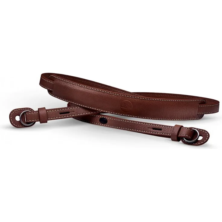 Leica Tragriemen mit Schutzlasche, vintage braun