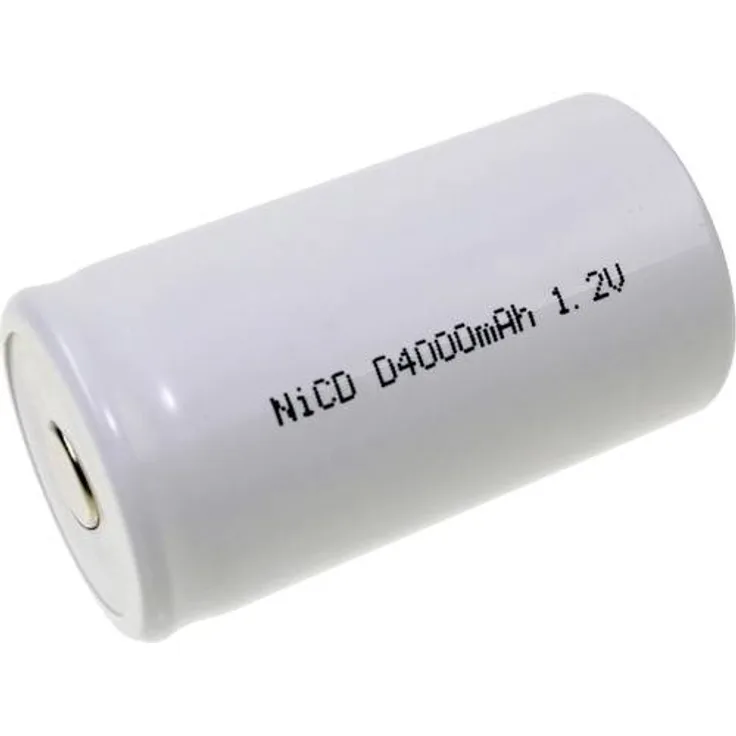 Mexcel D-D4000H Spezial-Akku Mono (D) hochtemperaturfähig, Flat-Top NiCd 1.2V 4000 mAh