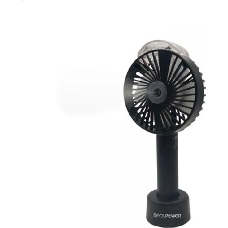 RealPower Mobile Fan Spray, Ventilator mit Wasserzerstäuber,